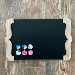 Decocrated Magnetic Chalkboard + Magnets